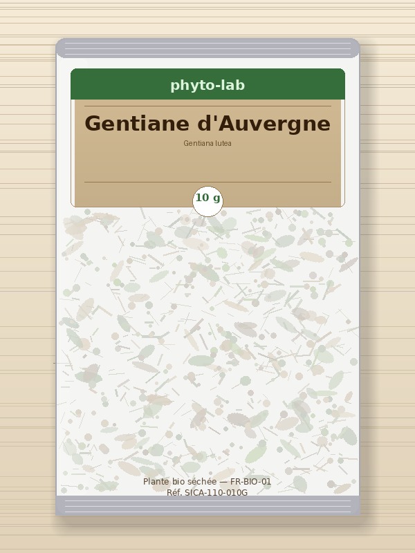 Sachet Gentiane d'Auvergne