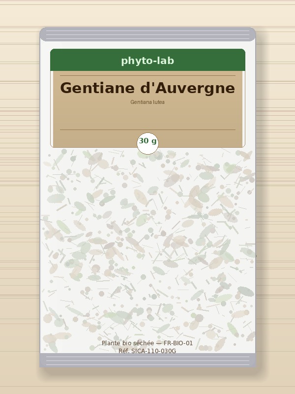 Sachet Gentiane d'Auvergne 30g