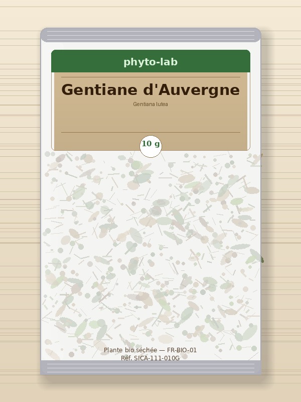 Sachet Gentiane d'Auvergne