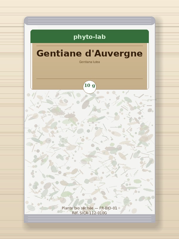 Sachet Gentiane d'Auvergne