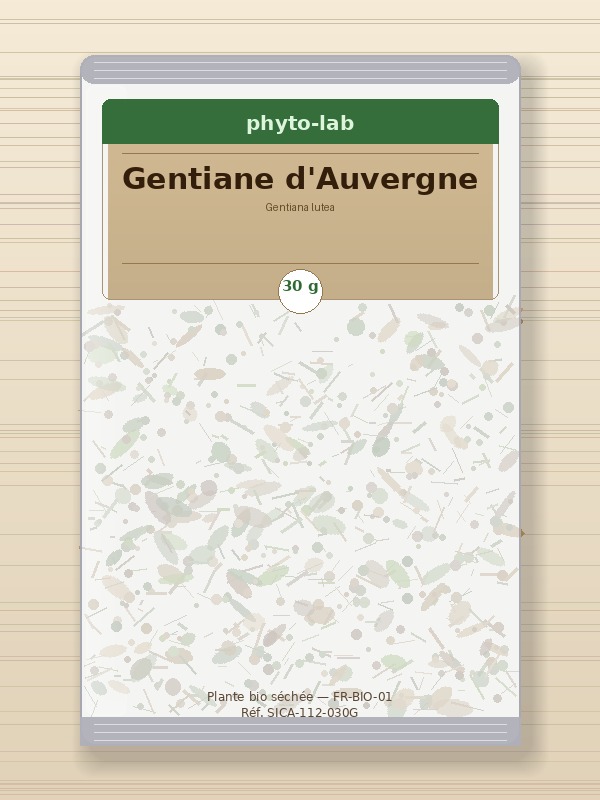 Sachet Gentiane d'Auvergne 30g