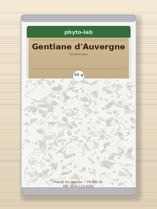 Sachet Gentiane d'Auvergne