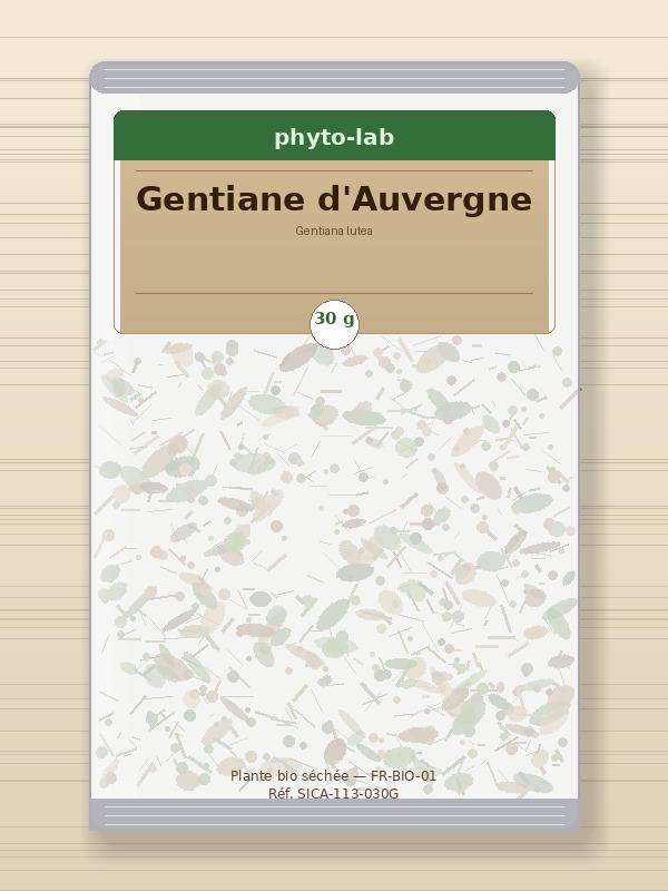 Sachet Gentiane d'Auvergne 30g