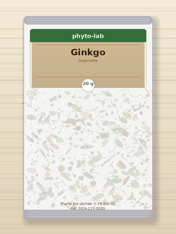 Sachet Ginkgo 20g