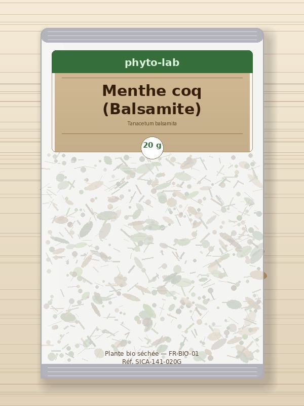 Sachet Menthe coq (Balsamite) 20g