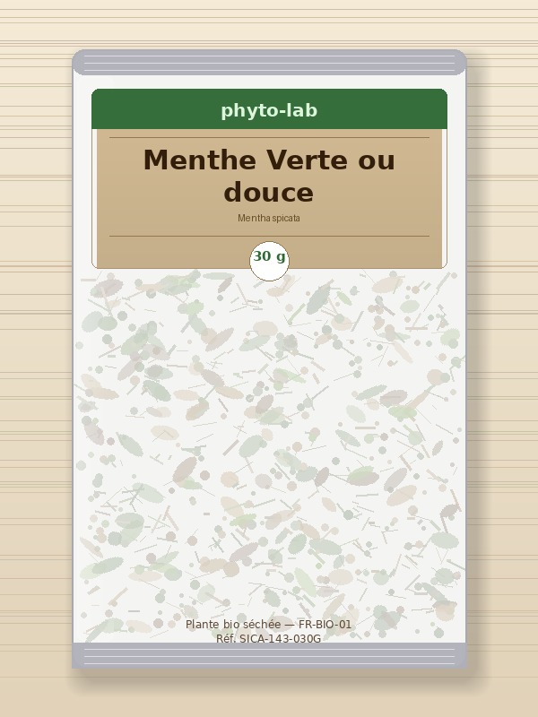 Sachet Menthe Verte ou douce 30g