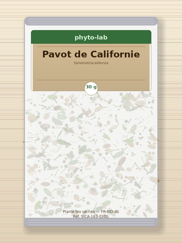 Sachet Pavot de Californie 30g