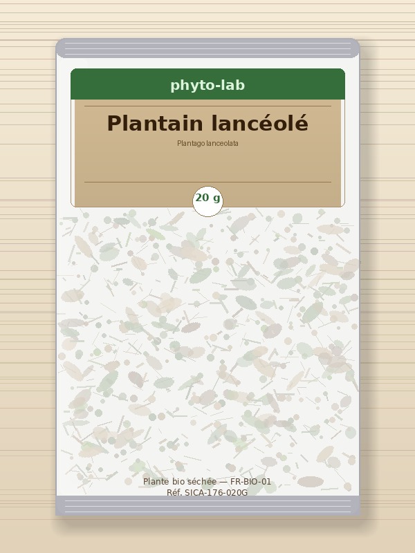 Sachet Plantain lancéolé 20g