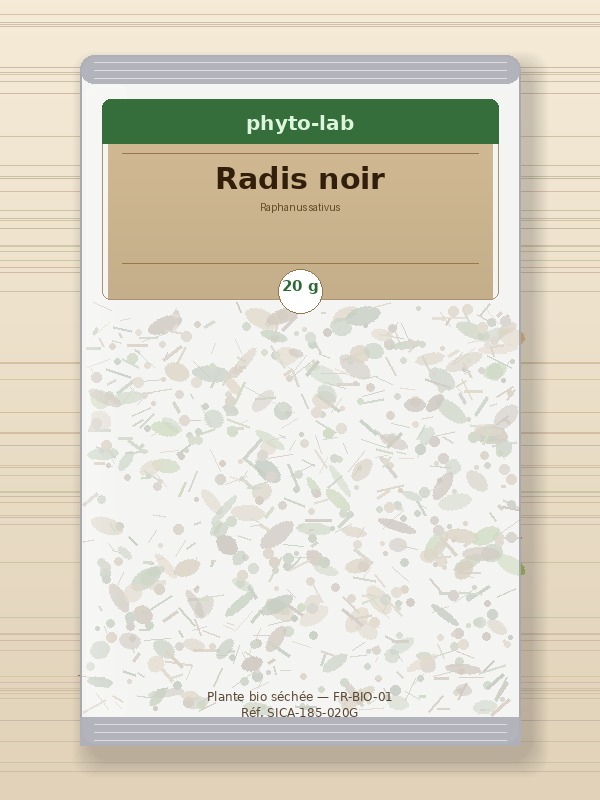 Sachet Radis noir 20g