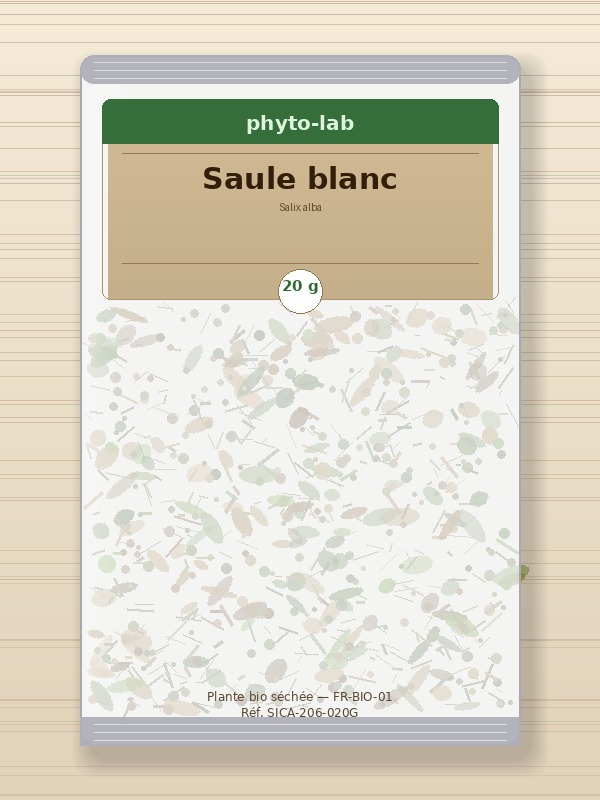 Sachet Saule blanc 20g
