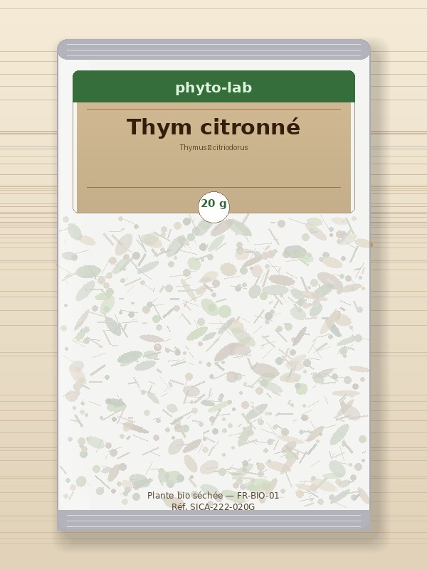 Sachet Thym citronné 20g