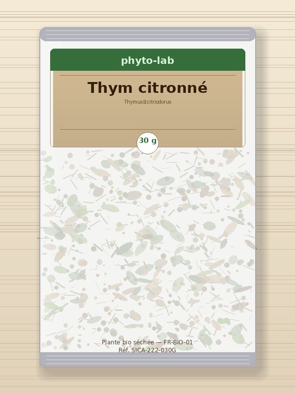 Sachet Thym citronné 30g