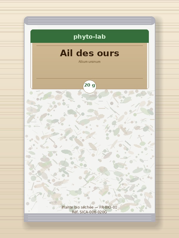 Sachet Ail des ours 20g