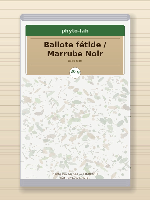 Sachet Ballote fétide / Marrube Noir 20g