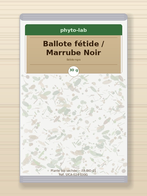 Sachet Ballote fétide / Marrube Noir 30g