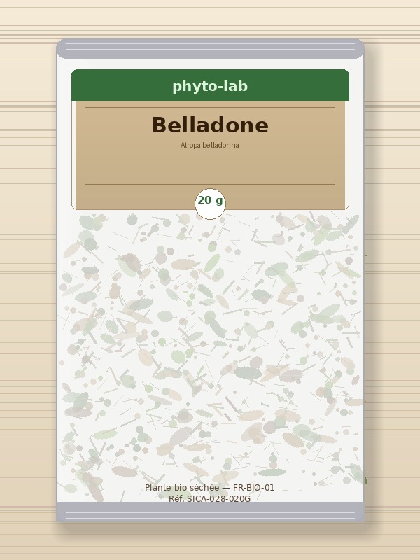 Sachet Belladone 20g