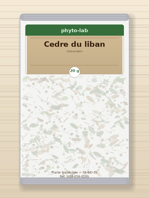 Sachet Cedre du liban 20g