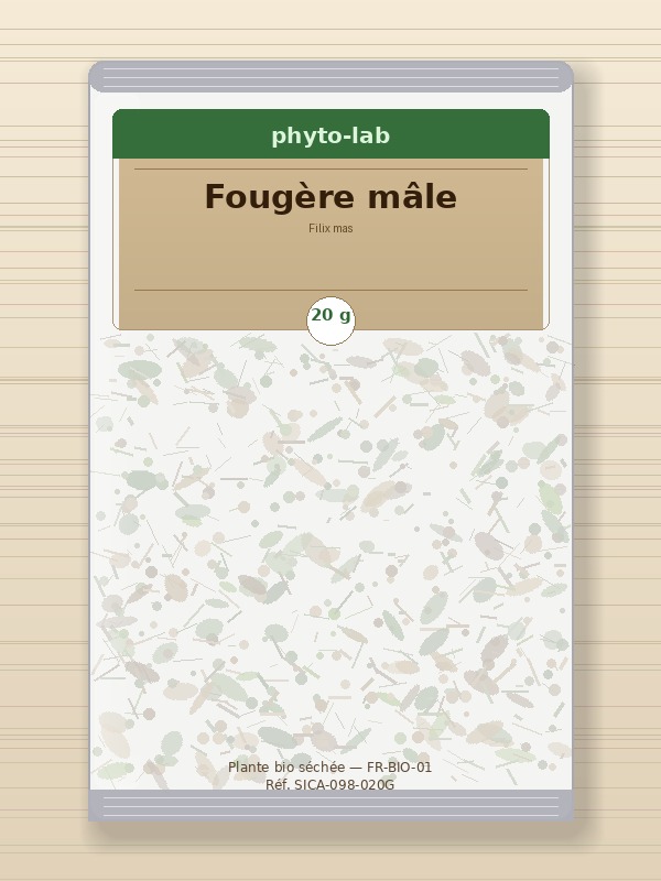 Sachet Fougère mâle 20g